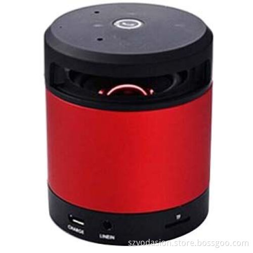 Portable super bass wireless mini Bluetooth speaker with LED light